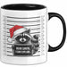 Waschbär Tasse Geschenk Dear Santa I Can Explain Geschenkidee Weihnachten Xmas Becher Trendation