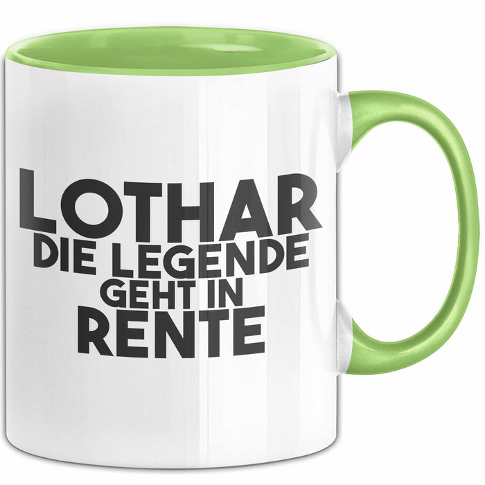 Lothar Tasse Lothar – Die Legende Geht In Rente Geschenk
