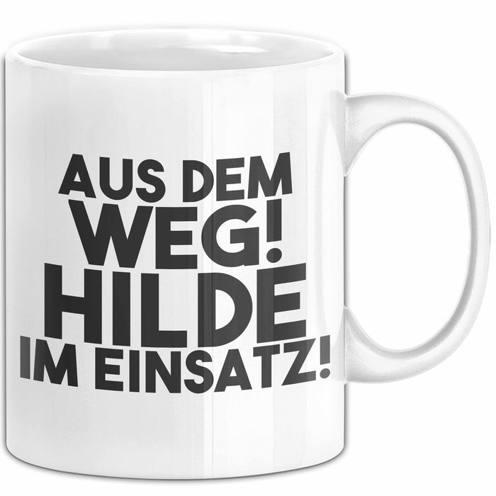 Hilde Tasse Aus Dem Weg! Hilde Im Einsatz! Geschenk