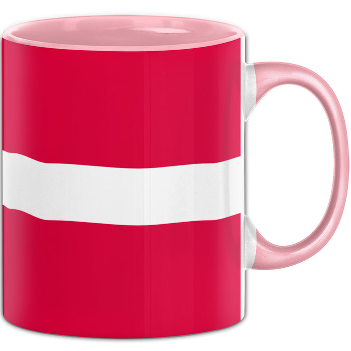 Dänemark Flagge Tasse Geschenk Fußball-Fans Europa 3D Alloverprint — TrendationStore