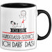 Geschenk für Hundegassi-Service Tasse Lustige Geschenkidee Geburtstag Ich Bin Hundegassi-Service Ich Darf Das Trendation