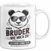 Bruder Tasse Geschenkidee Einen Bruder Wie Mich Zu Haben Weiß Trendation