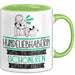 Hundeliebhaberin Weil Es Keinen Schöneren Beruf Gibt Tasse Geschenk für Eine Hundeliebhaberin Lustig Grün Trendation