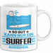 Surfer Geschenk Tasse So Gut Kann Nur Ein Surfer Aussehen Geschenkidee Kaffee-Becher Weiß Trendation