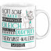 Tierkunst-Malerin Geschenk Becher Tasse Gott Schuf Alle Menschen Gleich Nur Die Besten Durfeten Tierkunst-Malerin Werden Geschenkidee Lustig Weiß Trendation