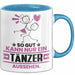 Tänzer Geschenk Tasse So Gut Kann Nur Ein Tänzer Aussehen Geschenkidee Kaffee-Becher Blau Trendation