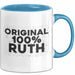 Ruth Tasse Original 100% Ruth Geschenk Blau Trendation
