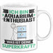 Aquarium-Enthusiast Tasse Geschenk für Aquarium-Enthusiast Geburtstag Lustiger Spruch Kaffee-Becher Was Ist Deine Superkraft Weiß Trendation