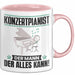 Konzertpianist Tasse Geschenk für Konzertpianist Der Mann Der Alles Kann Geschenkidee zum Geburtstag Rosa Trendation