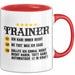 Fußballtrainer Fußballteam Tasse Geschenk Lustige Geschenkidee Spruch Trainer Ich Habe Immer Recht Du Tust Was Ich Sage Rot Trendation
