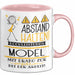 Model Tasse Geschenk Lustig Abstand Halten Hochleistungs-Model Mit Drang Zur Perfektion Bei Der Arbeit Rosa Trendation