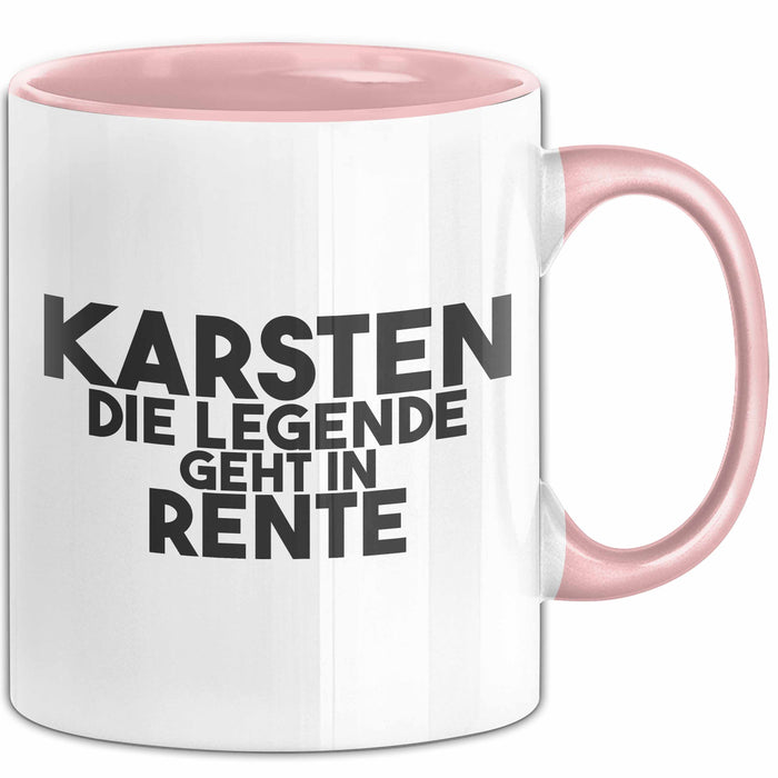 Karsten Tasse Karsten – Die Legende Geht In Rente Geschenk