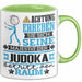 Judoka Geschenk Tasse Lustiger Spruch Erheben Sie Sich Der Judoka Betritt den Raum Grün Trendation