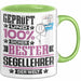 Segellehrer Geschenk Lustiger Spruch für Segellehrer Geschenkidee Bester Segellehrer Der Welt Grün Trendation