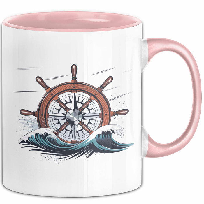 Schiffskapitän Tasse Geschenk Lustige Geschenkidee Spruch Für See Führer Rosa Trendation