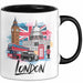 England London Tasse Geschenk Lustige Geschenkidee Spruch Schwarz Trendation