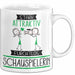 Schauspielerin Tasse Geschenk Becher Stark Attraktiv Furchtlos Schauspielerin Lustige Geschenkidee Weiß Trendation