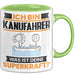 Kanufahrer Tasse Geschenk für Kanufahrer Geburtstag Lustiger Spruch Kaffee-Becher Was Ist Deine Superkraft Grün Trendation