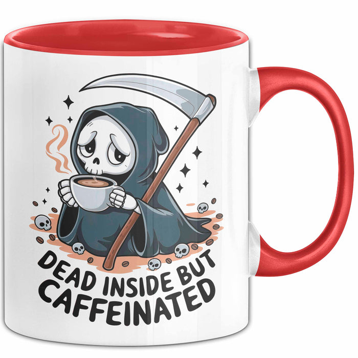 Dark Humor Fan Tasse Geschenk Lustige Geschenkidee Spruch Für Sarkasmus Liebhaber Rot Trendation