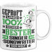 Singer-Songwriter Geschenk Lustiger Spruch für Singer-Songwriter Geschenkidee Bester Singer-Songwriter Der Welt Weiß Trendation