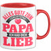 Papa Geburtstag Geschenkidee Tasse Alles Gute Zum Geburtstag Papa Ich Hab Dich Lieb Becher Rot Trendation