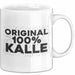 Kalle Tasse Original 100% Kalle Geschenk Weiß Trendation
