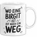 Birgit Tasse Geschenk Wo Eine Birgit Ist Ist Auch Ein Weg Geschenkidee Becher mit Name Weiß Trendation