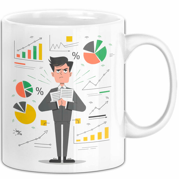 BWL Student Tasse Geschenk Lustige Geschenkidee Spruch Für Zukünftige Führungskräfte Weiß Trendation