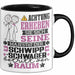 Schwippschwager Geschenk Tasse Lustiger Spruch Erheben Sie Sich Der Schwippschwager Betritt den Raum Schwarz Trendation