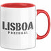 Lissabon Portugal Tasse Geschenk Lustige Geschenkidee Spruch Rot Trendation