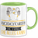 Rucksacktouristin Geschenk Tasse Becher Die Frau Die Allen Kann Geschenkidee für eine Rucksacktouristin Lustig Grün Trendation