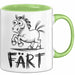 Pferde Tierliebhaber Tasse Geschenk Lustige Geschenkidee Spruch Färt Grün Trendation