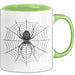 Spinne Vogelspinne Tier Tasse Geschenk Lustige Geschenkidee Spruch Grün Trendation