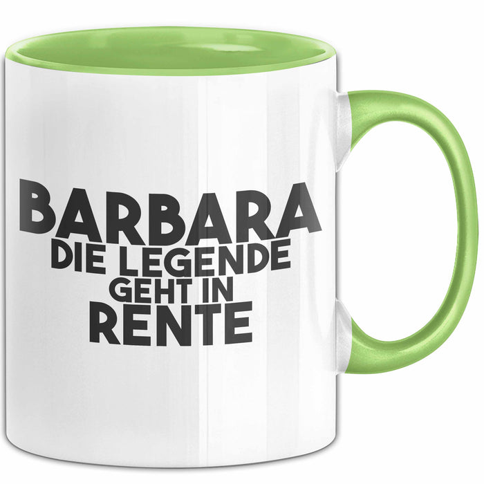 Barbara Tasse Barbara – Die Legende Geht In Rente Geschenk