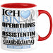 Operationstechnische Assistentin Ausbildung Start Geschenk Tasse Ich Bin Operationstechnische Assistentin In Der Ausbildung Ich Darf Das Kaffee-Becher Geschenkidee Rot Trendation