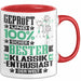 Klassik-Enthusiast Geschenk Lustiger Spruch für Klassik-Enthusiast Geschenkidee Bester Klassik-Enthusiast Der Welt Rot Trendation