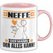Neffe Tasse Geschenk für Neffe Der Mann Der Alles Kann Geschenkidee zum Geburtstag Rosa Trendation