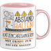 Katzencafégängerin Tasse Geschenk Lustig Abstand Halten Hochleistungs-Katzencafégängerin Mit Drang Zur Perfektion Bei Der Arbeit Rosa Trendation