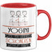 Yogini Weil Es Keinen Schöneren Beruf Gibt Tasse Geschenk für Eine Yogini Lustig Rot Trendation