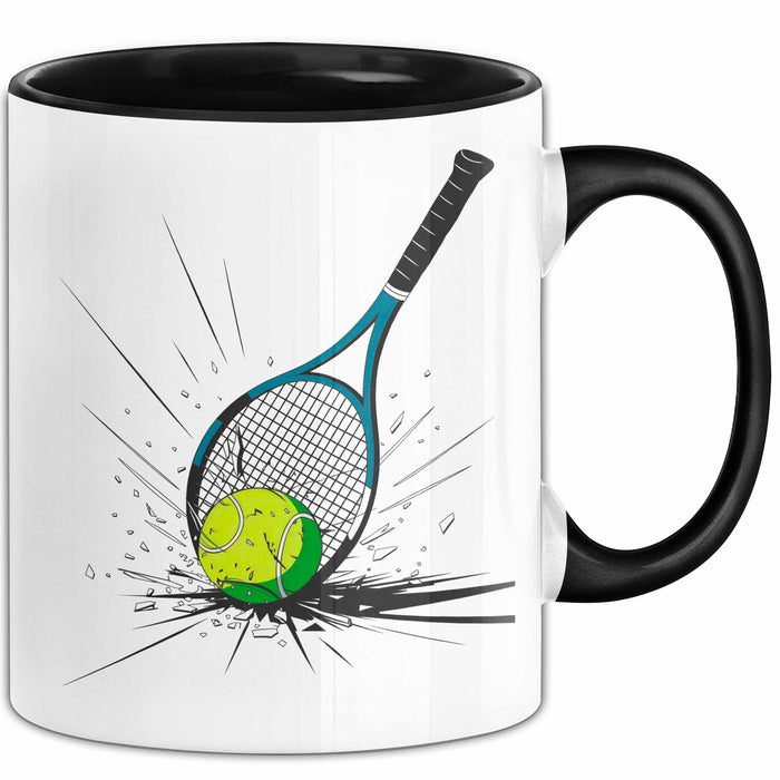 Tennis Spieler Tasse Geschenkidee für Tennisliebhaber Trendation