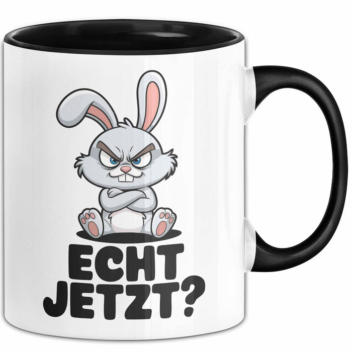 Sarkastische Kaninchen Hase Tasse Geschenk Lustige Geschenkidee Spruch Echt Jetzt Trendation