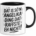 Angelika Tasse Geschenk Dat Is So'n Angelika Ding Dat Raffste Eh Nicht Geschenkidee Becher mit Name Schwarz Trendation