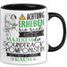 Soundtrack-Komponistin Tasse Geschenk Lustiger Spruch Bitte Erheben Sie Sich Seine Majestät Die Soundtrack-Komponistin Betritt Den Raum Schwarz Trendation