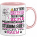 Studiomusiker Geschenk Tasse Lustiger Spruch Erheben Sie Sich Der Studiomusiker Betritt den Raum Rosa Trendation