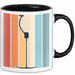 Ski Tasse Geschenk Grafik Skilift Becher Schwarz Trendation