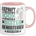 Bergsteiger Geschenk Lustiger Spruch für Bergsteiger Geschenkidee Bester Bergsteiger Der Welt Rosa Trendation