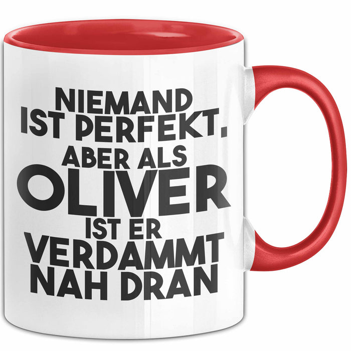 Oliver Tasse Niemand Ist Perfekt, Aber Als Oliver Ist Er Verdammt Nah Dran Rot Trendation