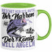 Angler Geschenk Tasse Spruch Männer Angeln Geschenkidee Kaffee-Becher Fischer Angeln Grün Trendation