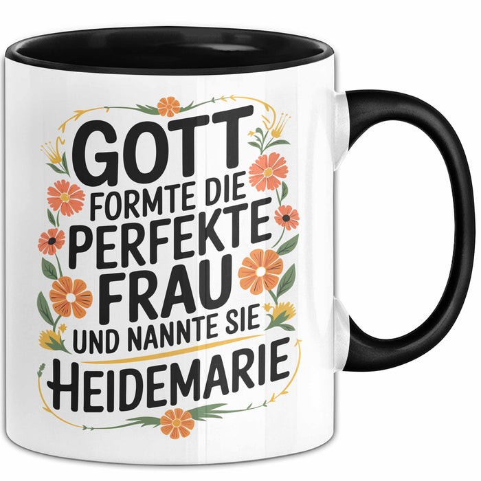 Heidemarie Tasse Geschenk Gott Formte Die Perfekte Frau Heidemarie Geschenkidee