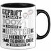 Hobbymeteorologe Geschenk Lustiger Spruch für Hobbymeteorologe Geschenkidee Bester Hobbymeteorologe Der Welt Schwarz Trendation